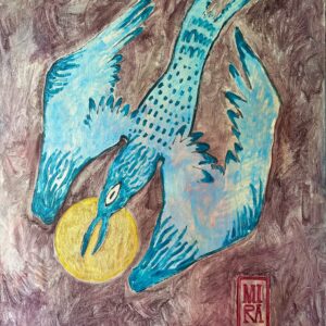 Ptaszyna lecąca po zdobycz